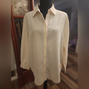 J.jill button up, size LP